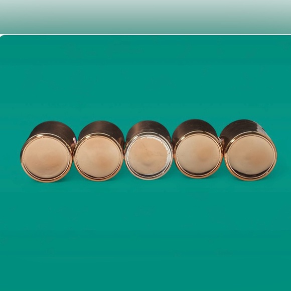 Rose Gold Mirror Finish Drinking Glasses Set of 5 - Picture 4 of 7